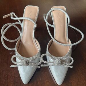 BCBG Jeweled Heels
